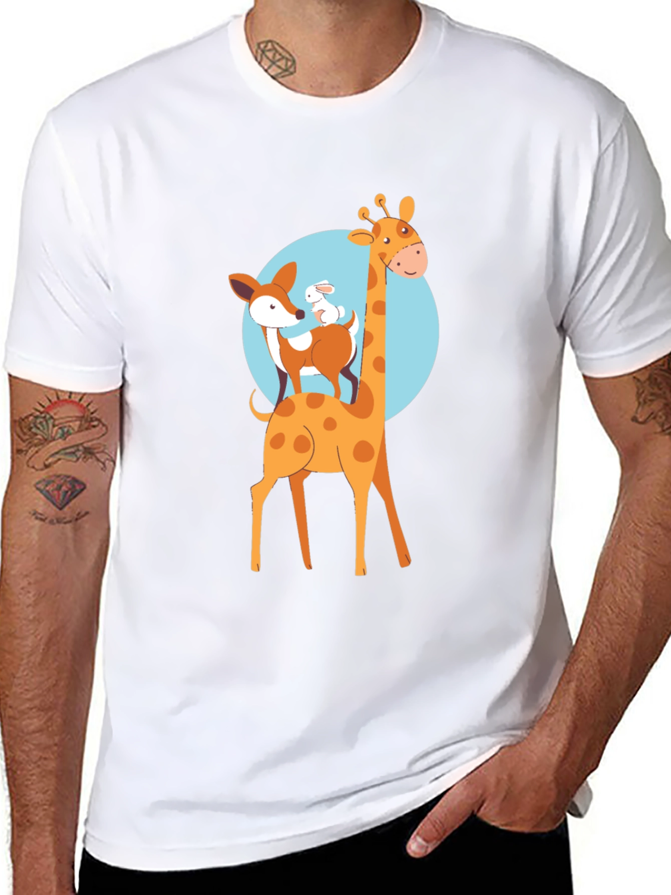 Fun Animal Friends Graphic Tee