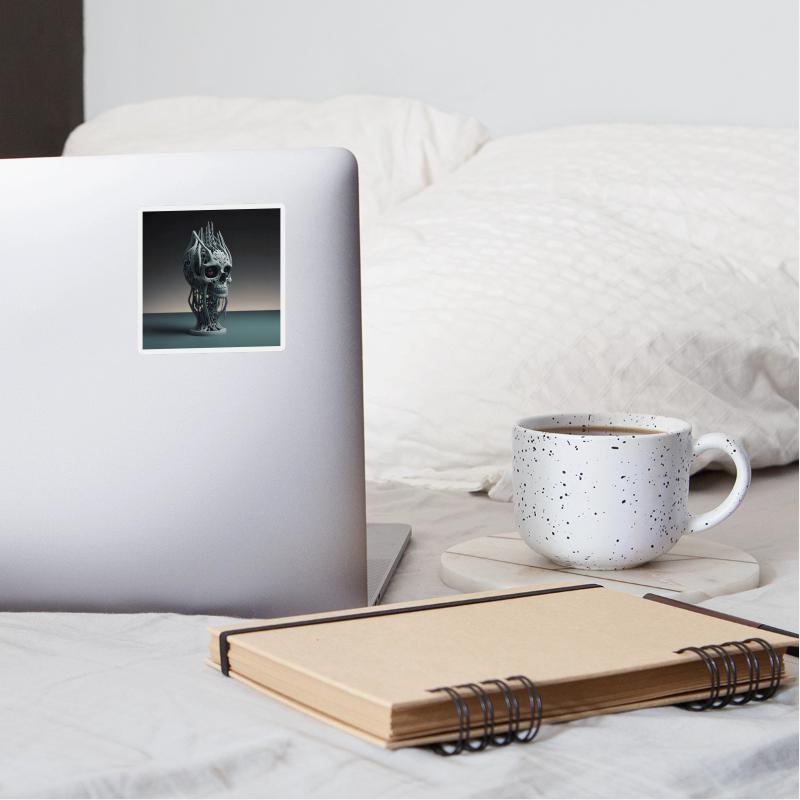 Digital Skull: A Fusion of Nature and Technology