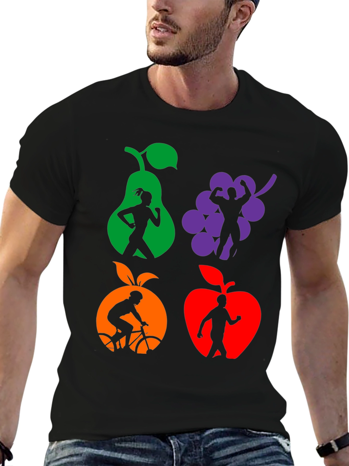 Fitness Fruit T-Shirt - Healthy Lifestyle Tee