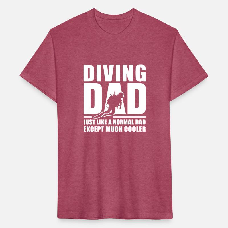 Diving Normal & Cooler Dad Gift Father's Day Daddy