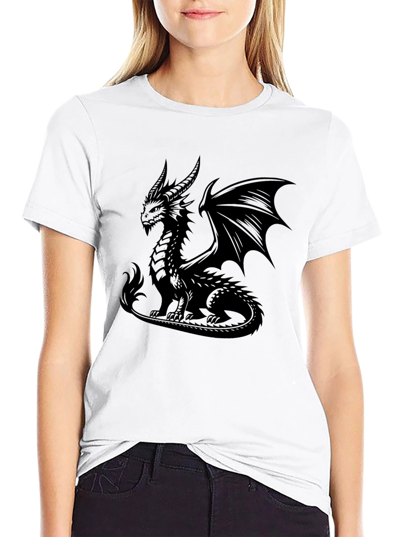 Dragon Graphic Black T-Shirt