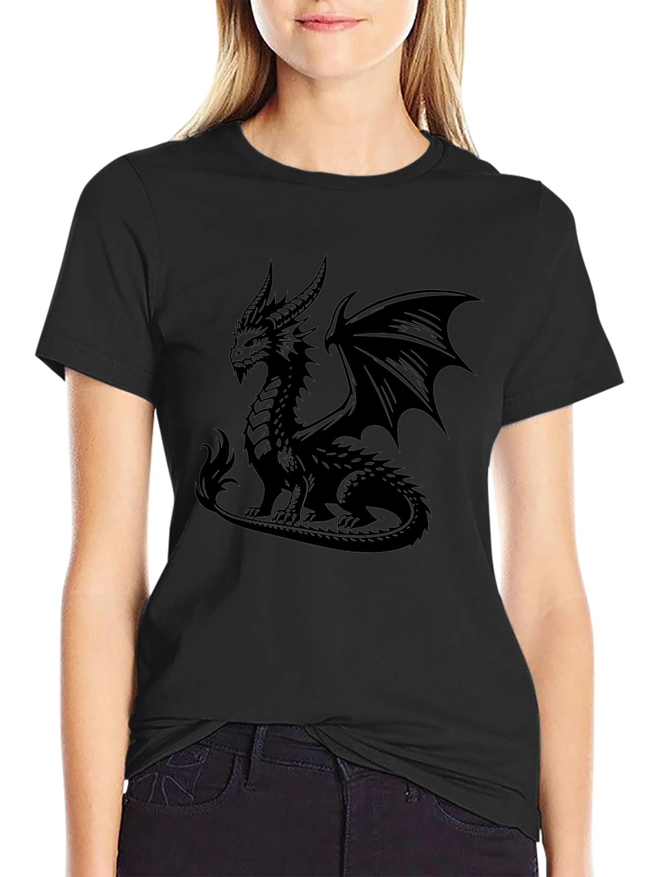 Dragon Graphic Black T-Shirt
