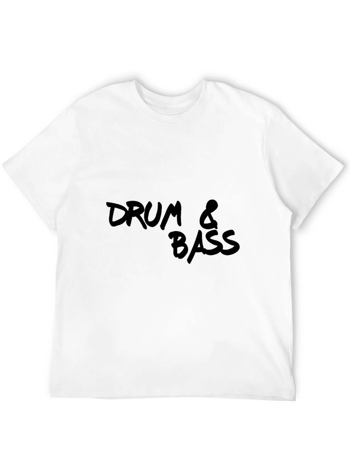 Drum & Bass Graphic Tee - Black