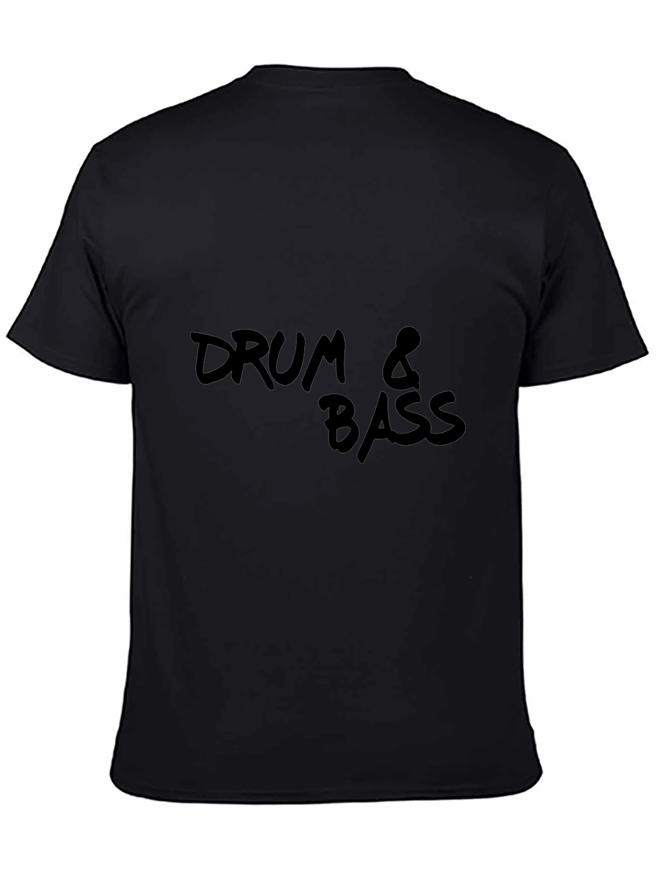 Drum & Bass Graphic Tee - Black