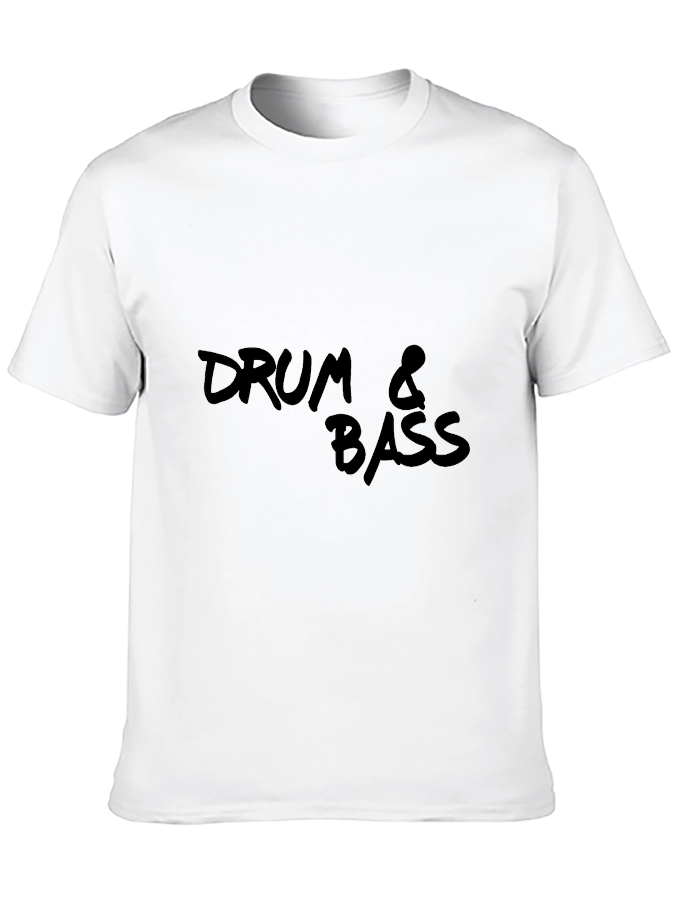Drum & Bass Graphic Tee - Black