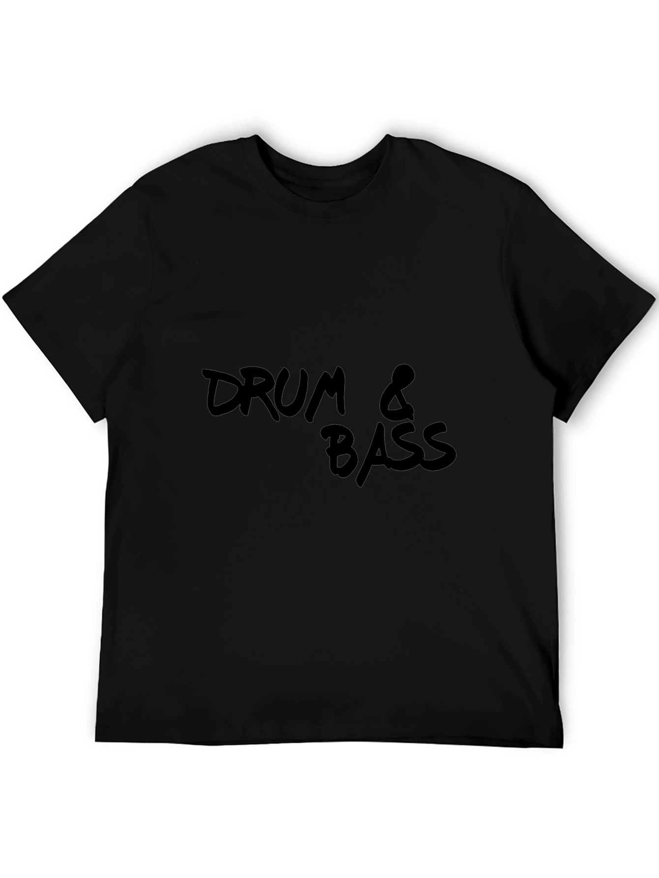 Drum & Bass Graphic Tee - Black
