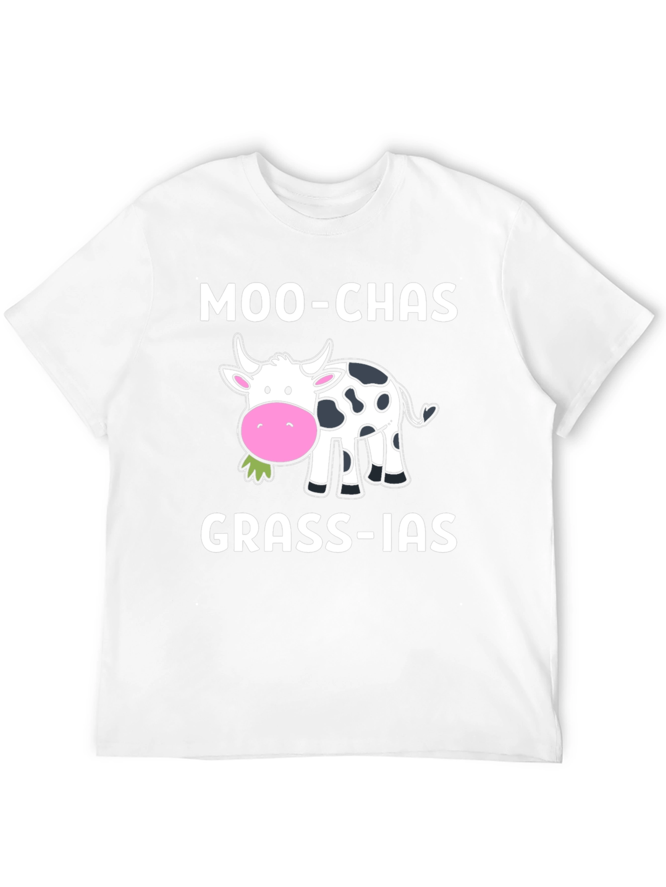 Moo-chas Grass-ias Funny Cow T-Shirt