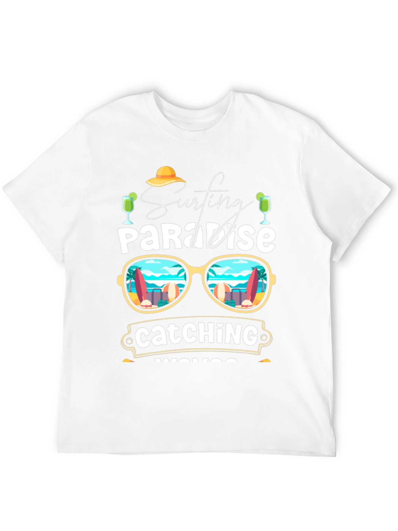 Surfing Paradise Graphic T-Shirt
