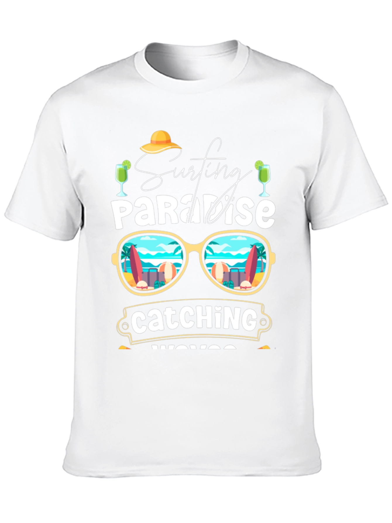 Surfing Paradise Graphic T-Shirt