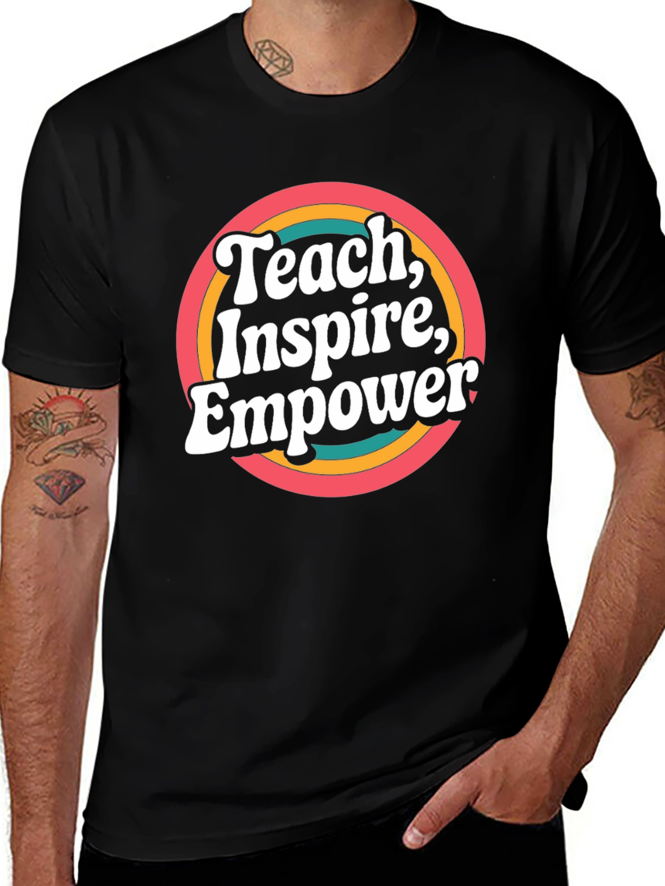 Teach Inspire Empower Black T-Shirt