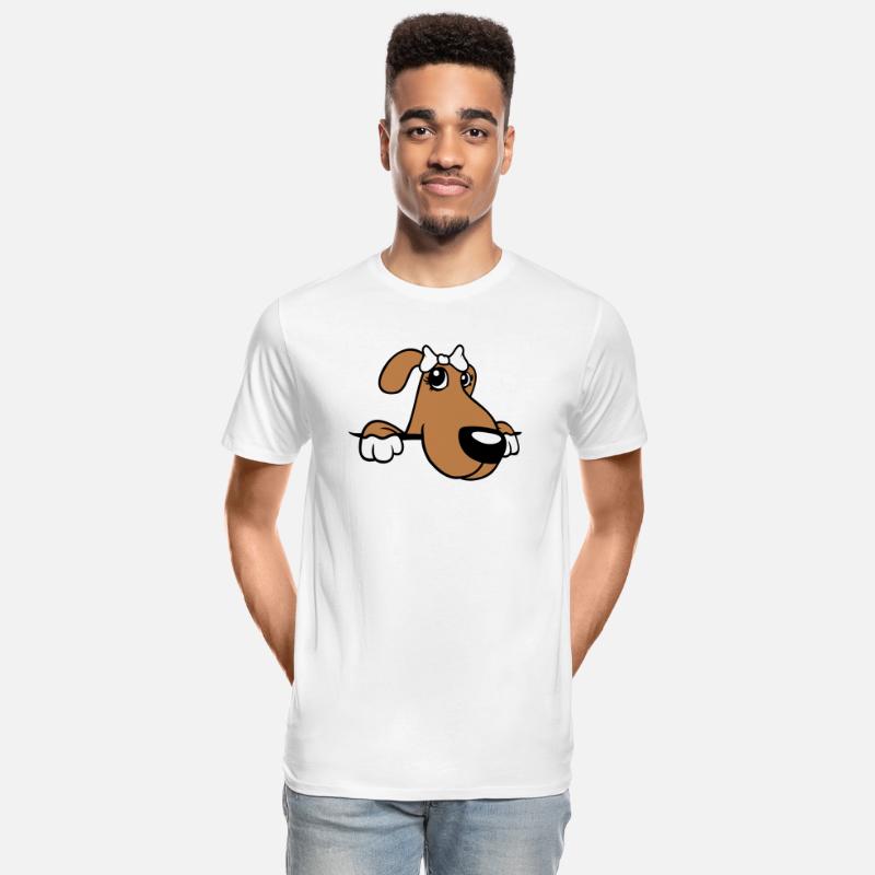 Dog Behind Wall Fence Pretty Lady Bow Female Cute