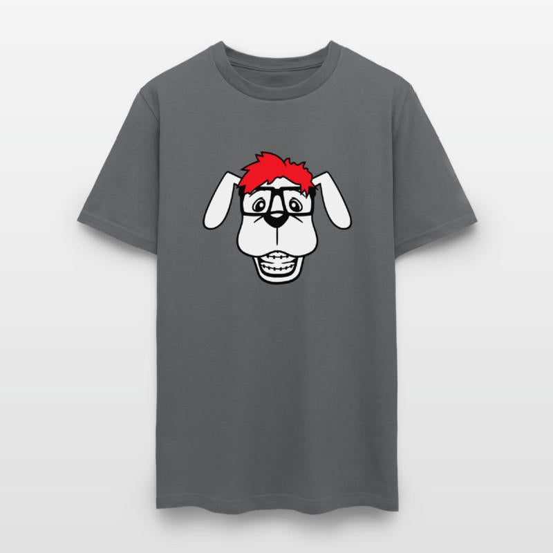 Dog Nerd Horn-Rimmed Glasses Geek Braces Smart Fun