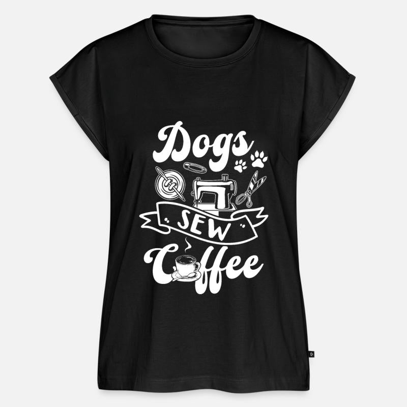 Dog Owner Sewing Seamstress - Dogs sew coffee