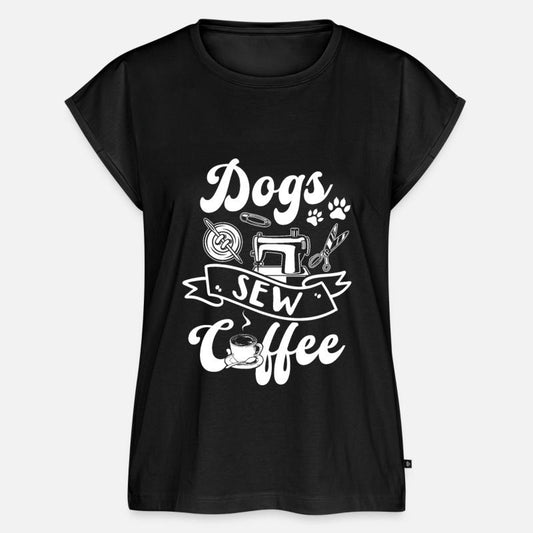Dog Owner Sewing Seamstress - Dogs sew coffee