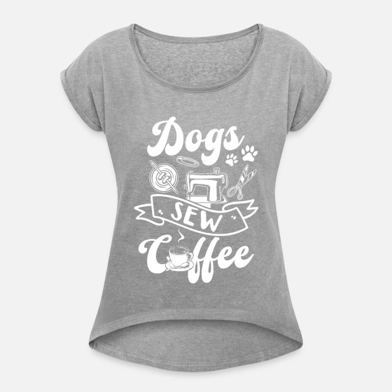 Dog Owner Sewing Seamstress - Dogs sew coffee