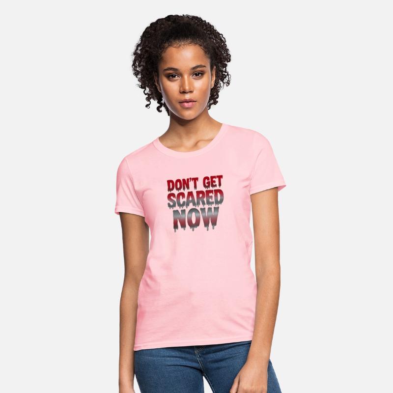 🔥 "DON'T GET SCARED NOW" – Red to Chrome Drip Tee