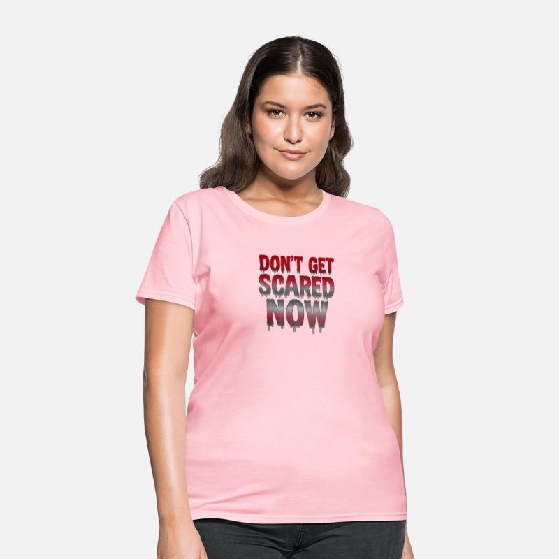 🔥 "DON'T GET SCARED NOW" – Red to Chrome Drip Tee