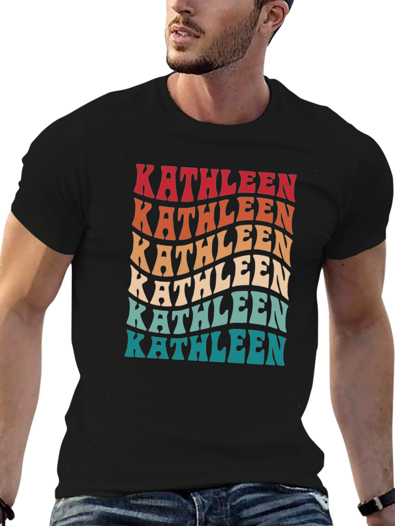 Kathleen Retro Wave T-Shirt