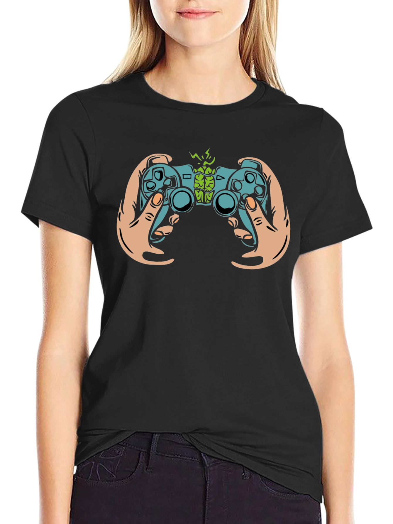 Brain Game Controller Graphic Tee