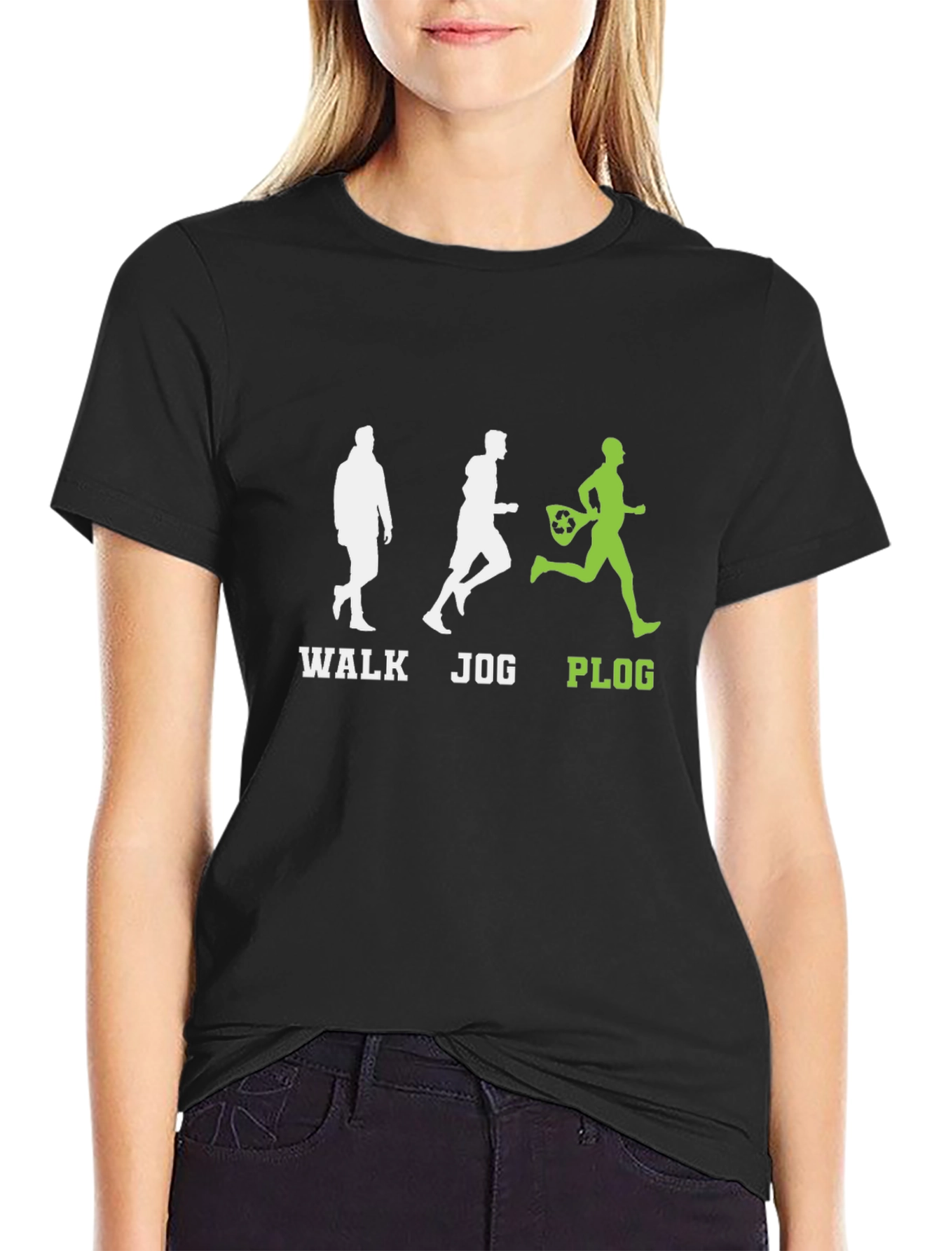 Plogging T-Shirt - Walk Jog and Clean Up!