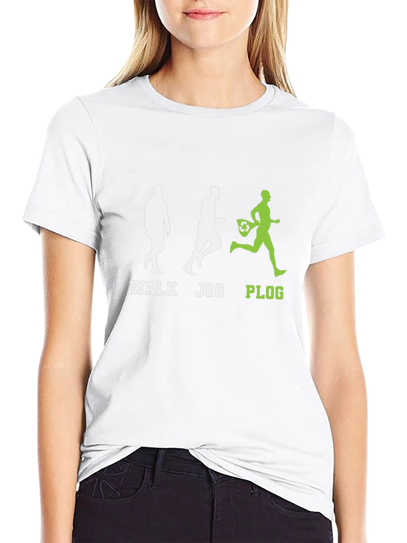 Plogging T-Shirt - Walk Jog and Clean Up!