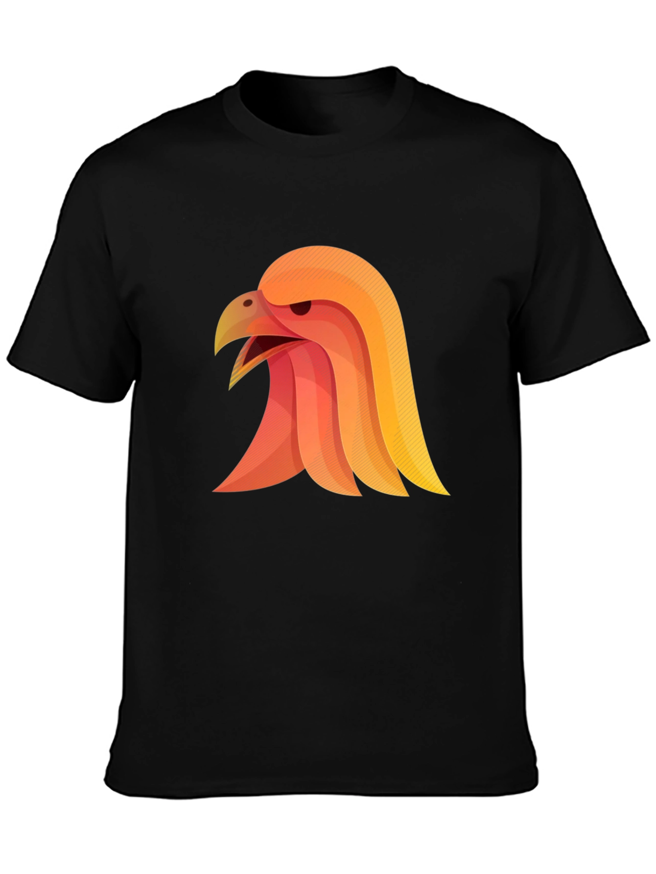 Eagle Graphic Tee - Black Stylish Mens Shirt
