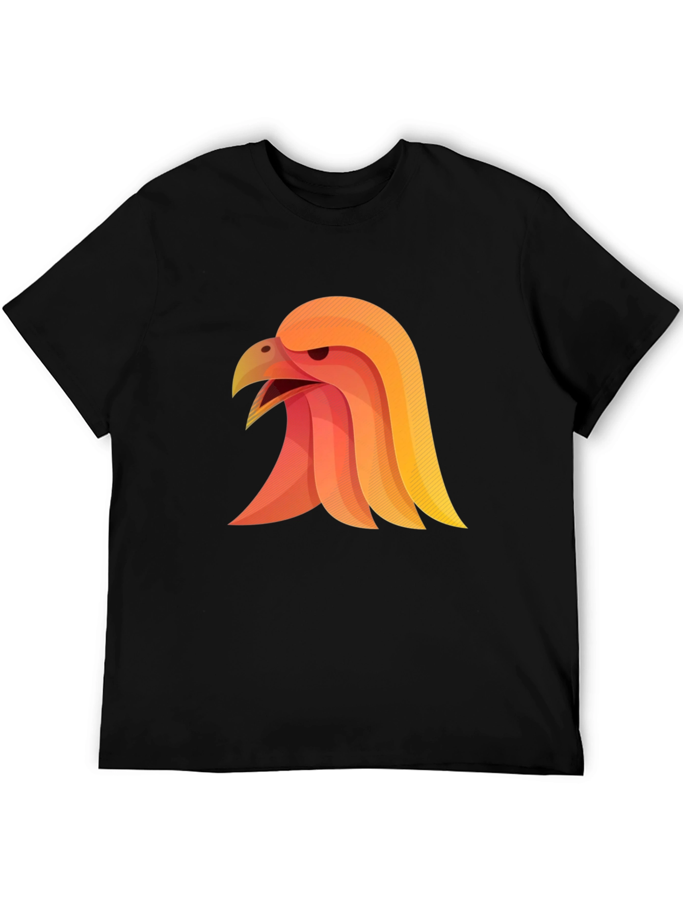 Eagle Graphic Tee - Black Stylish Mens Shirt