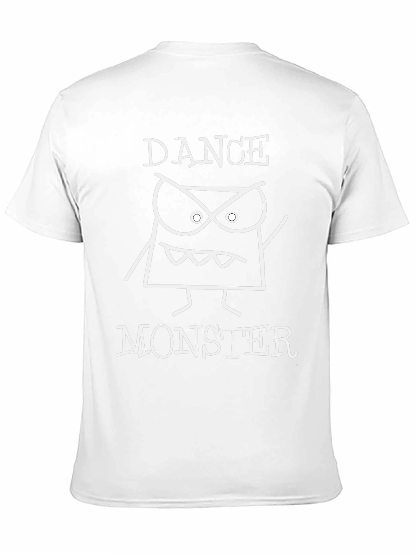 Dance Monster Graphic Tee - Black Cotton T-Shirt