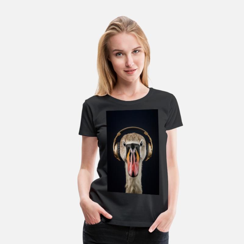 Duck listening to some tunes