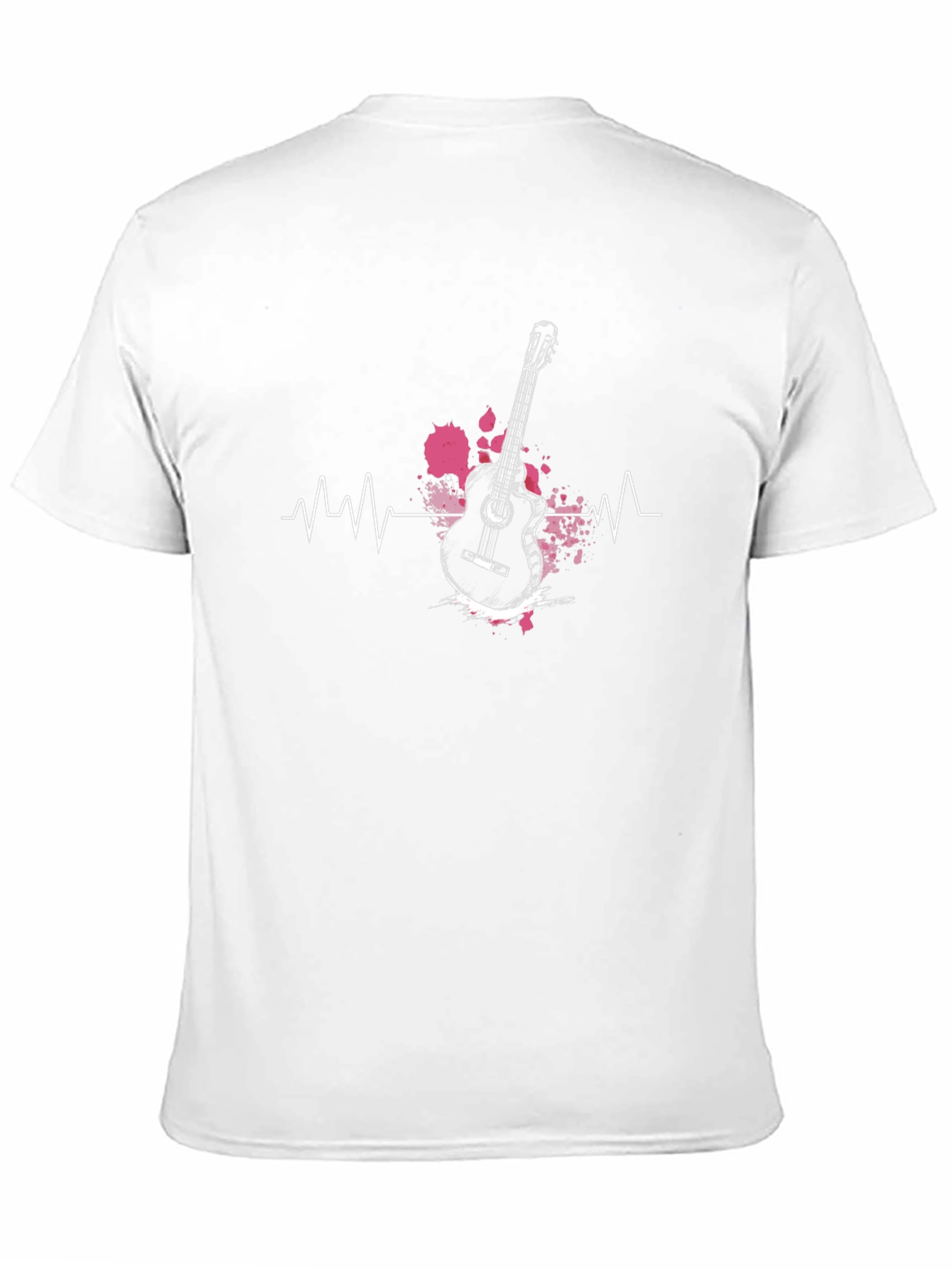 Guitar Heartbeat T-Shirt - Musician Style