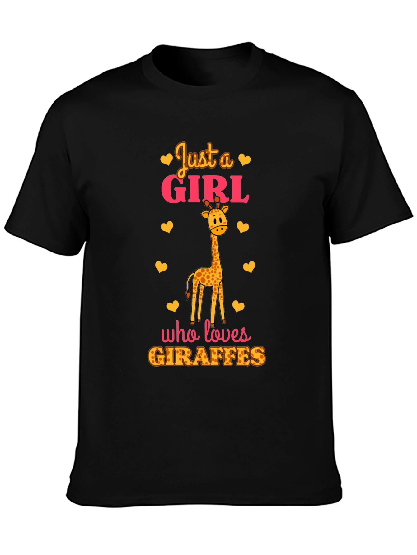 Just a Girl Who Loves Giraffes T-Shirt