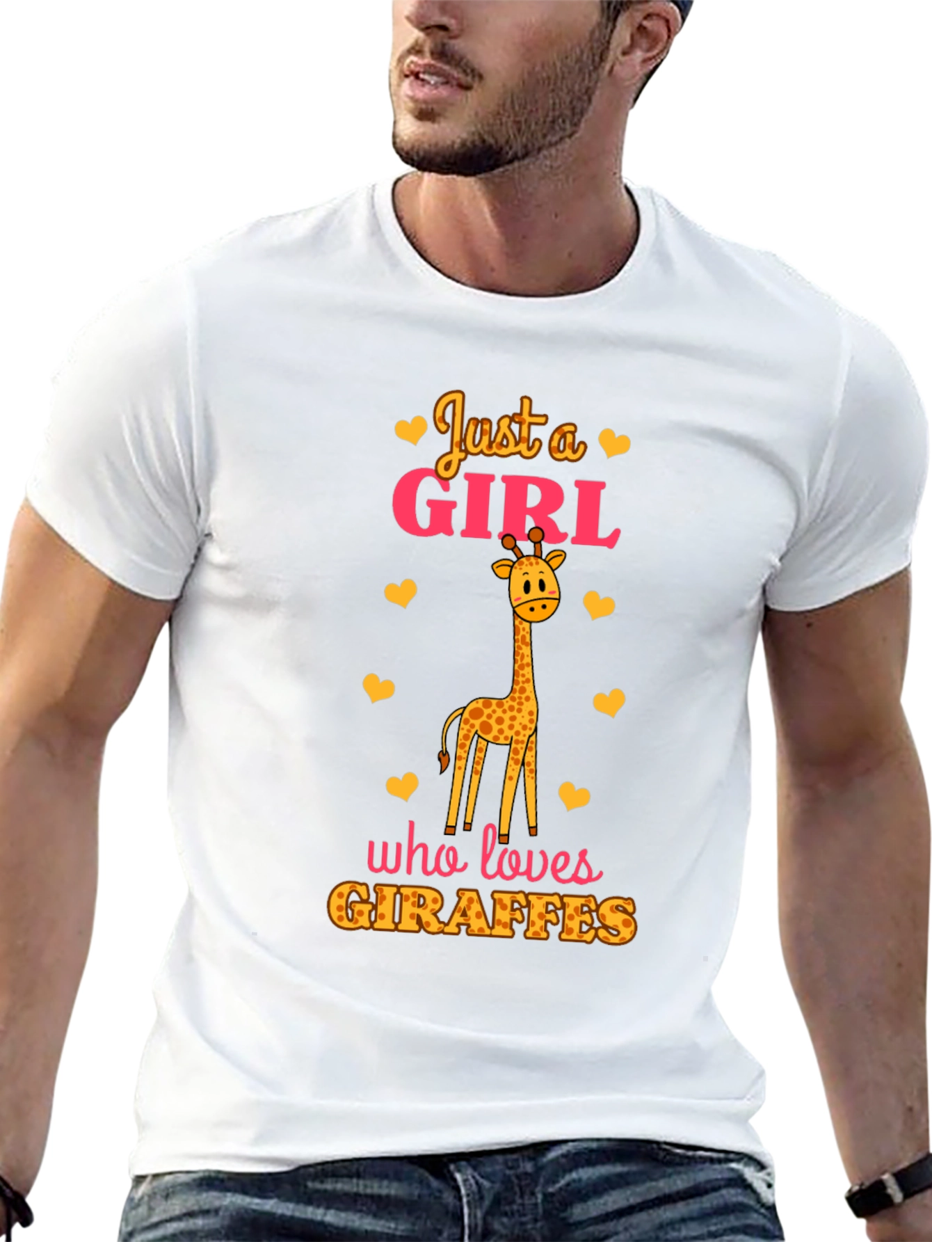 Just a Girl Who Loves Giraffes T-Shirt