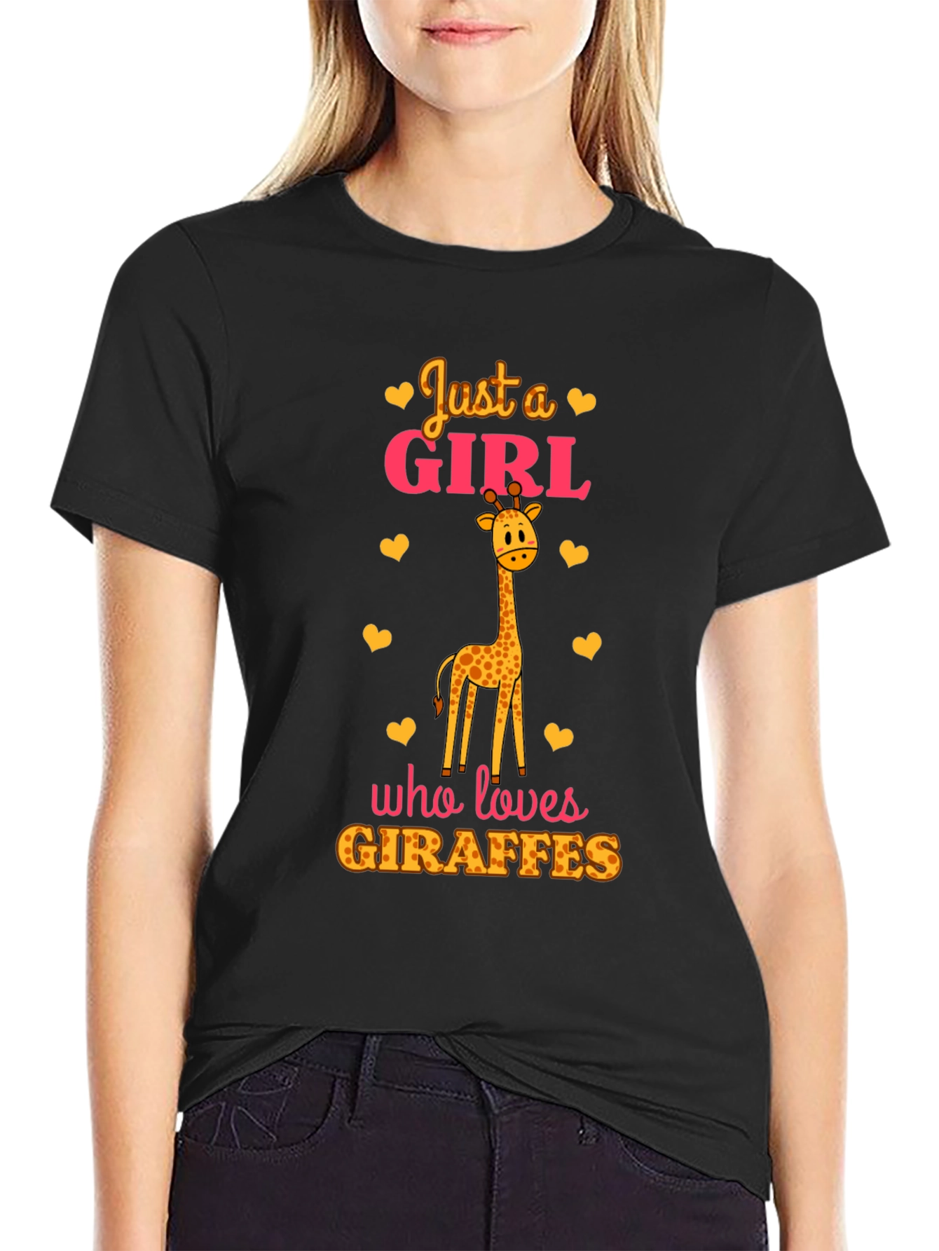Just a Girl Who Loves Giraffes T-Shirt