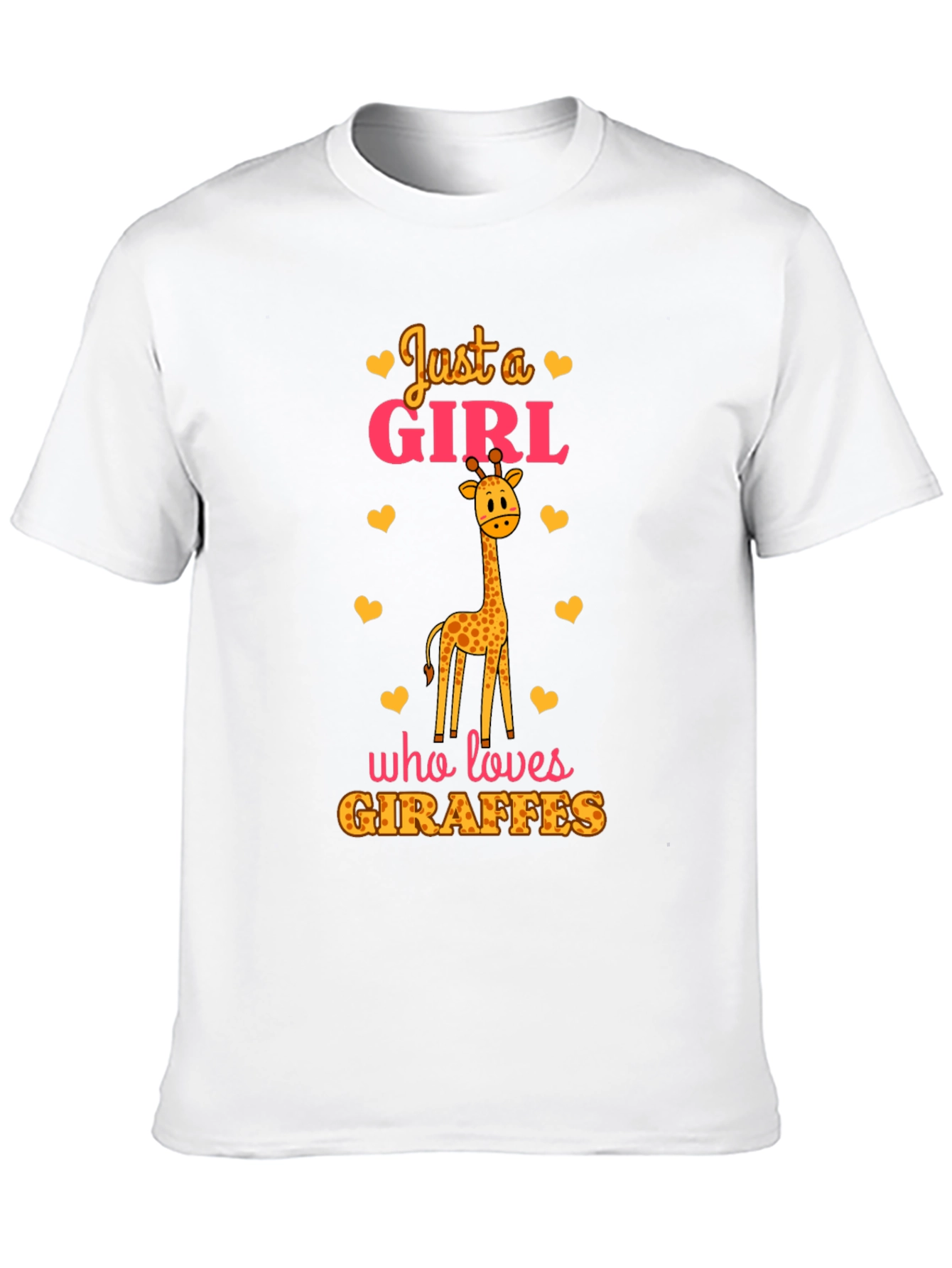 Just a Girl Who Loves Giraffes T-Shirt