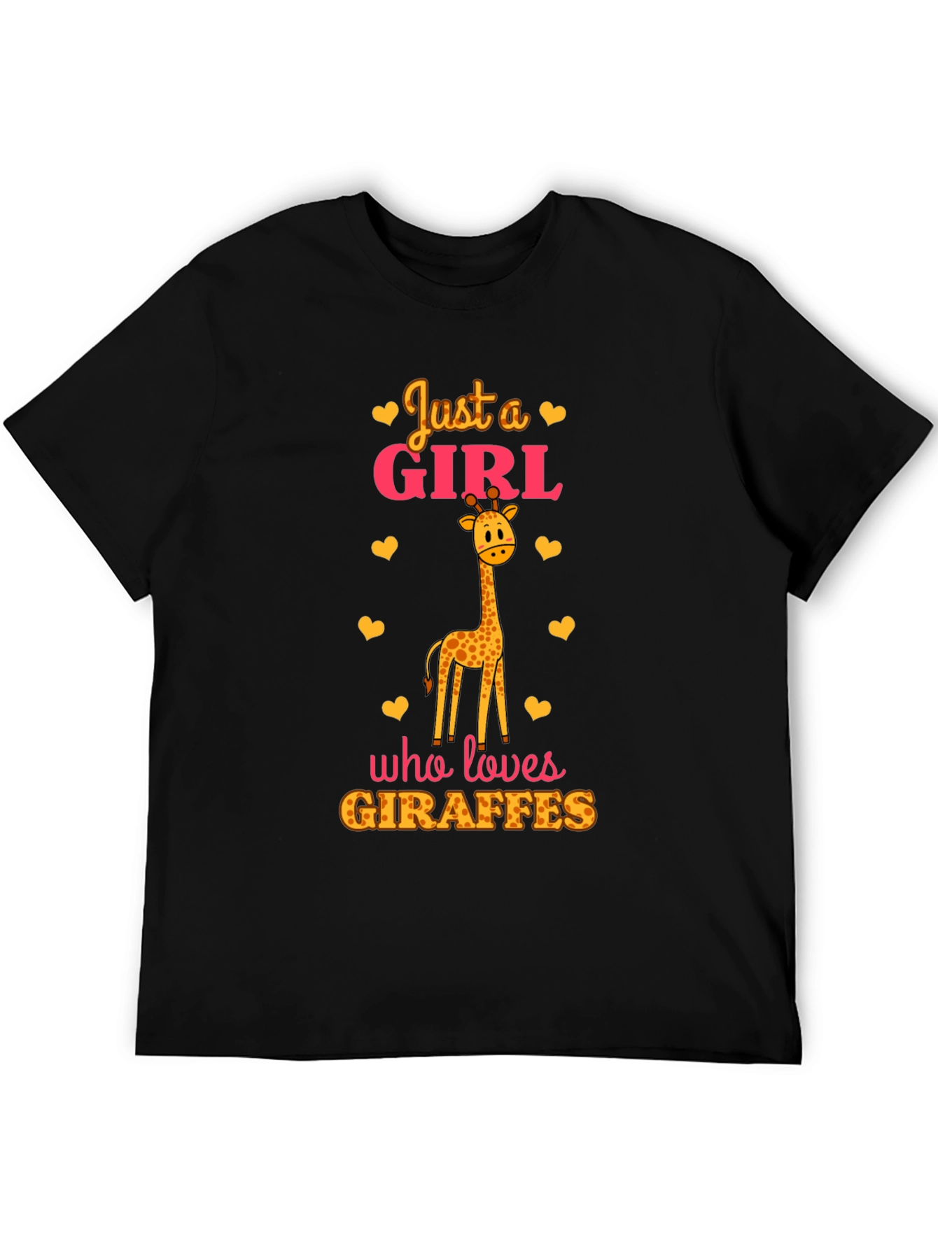 Just a Girl Who Loves Giraffes T-Shirt