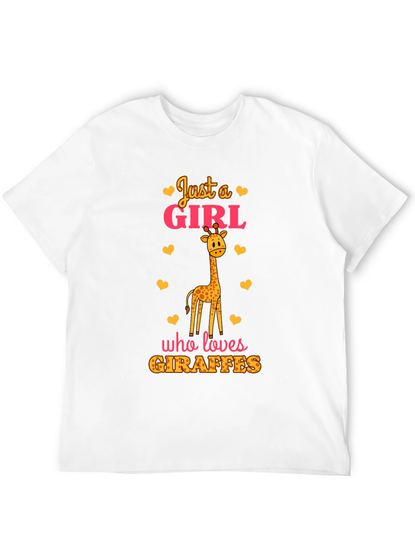 Just a Girl Who Loves Giraffes T-Shirt