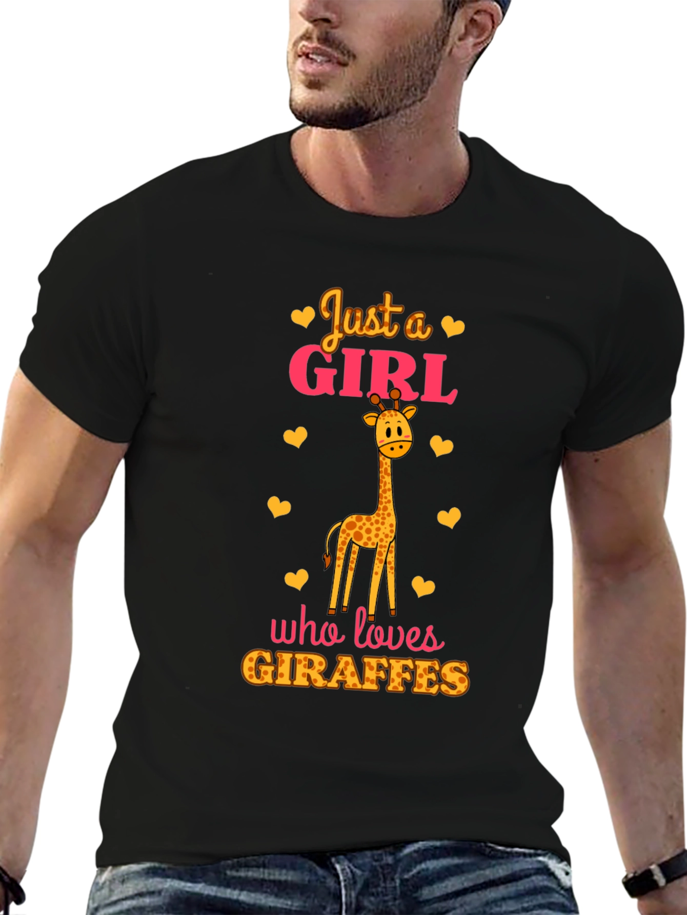 Just a Girl Who Loves Giraffes T-Shirt