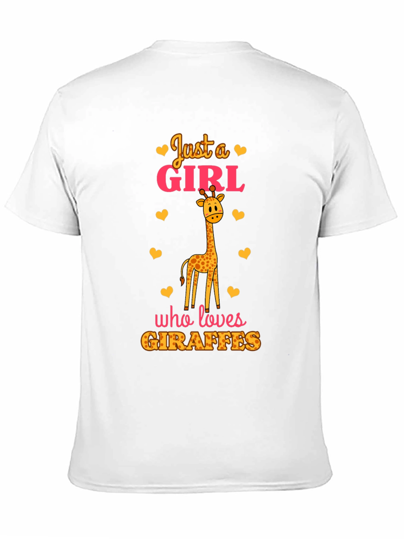 Just a Girl Who Loves Giraffes T-Shirt
