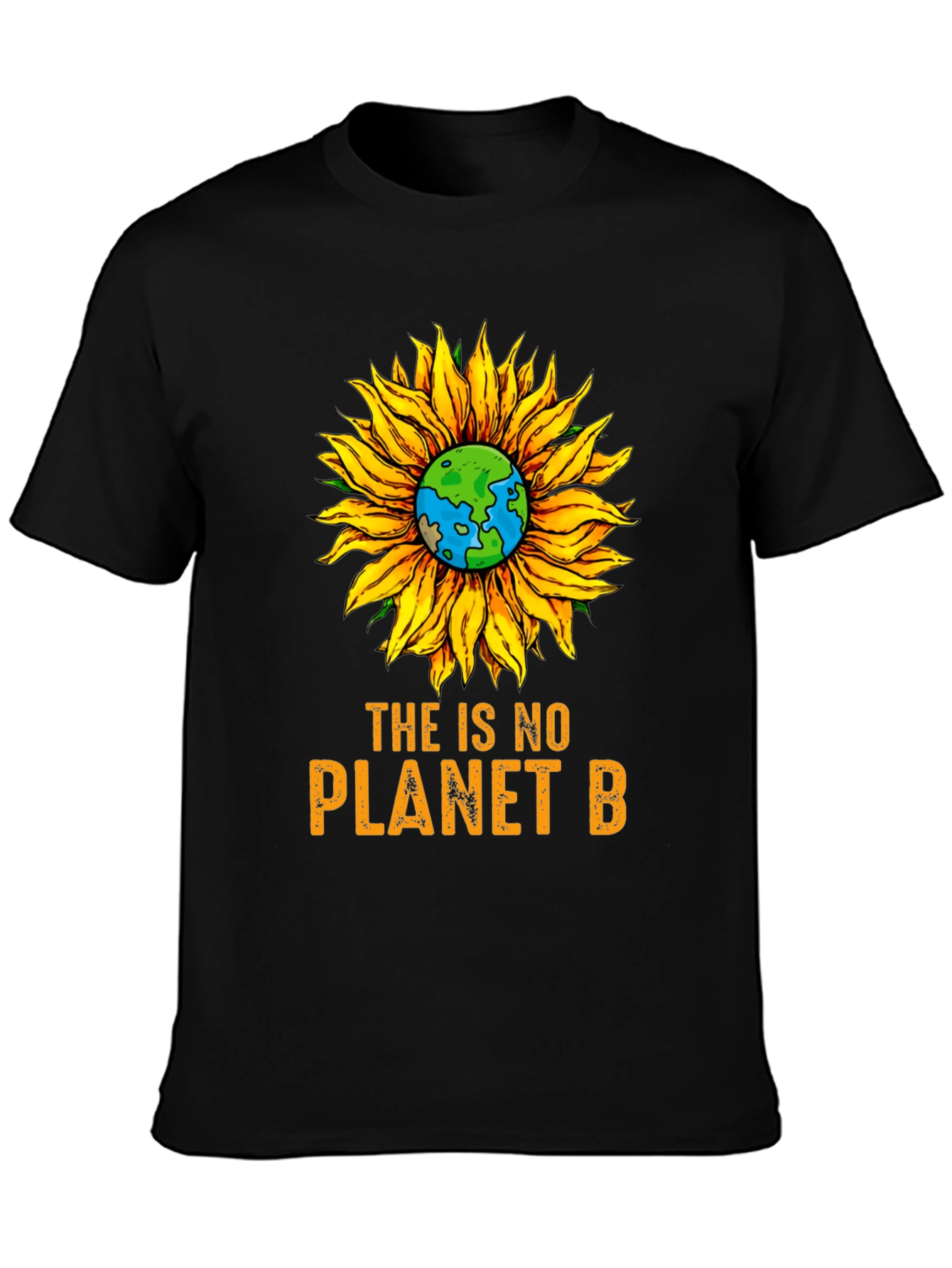 No Planet B Sunflower Graphic Tee - Earth Day