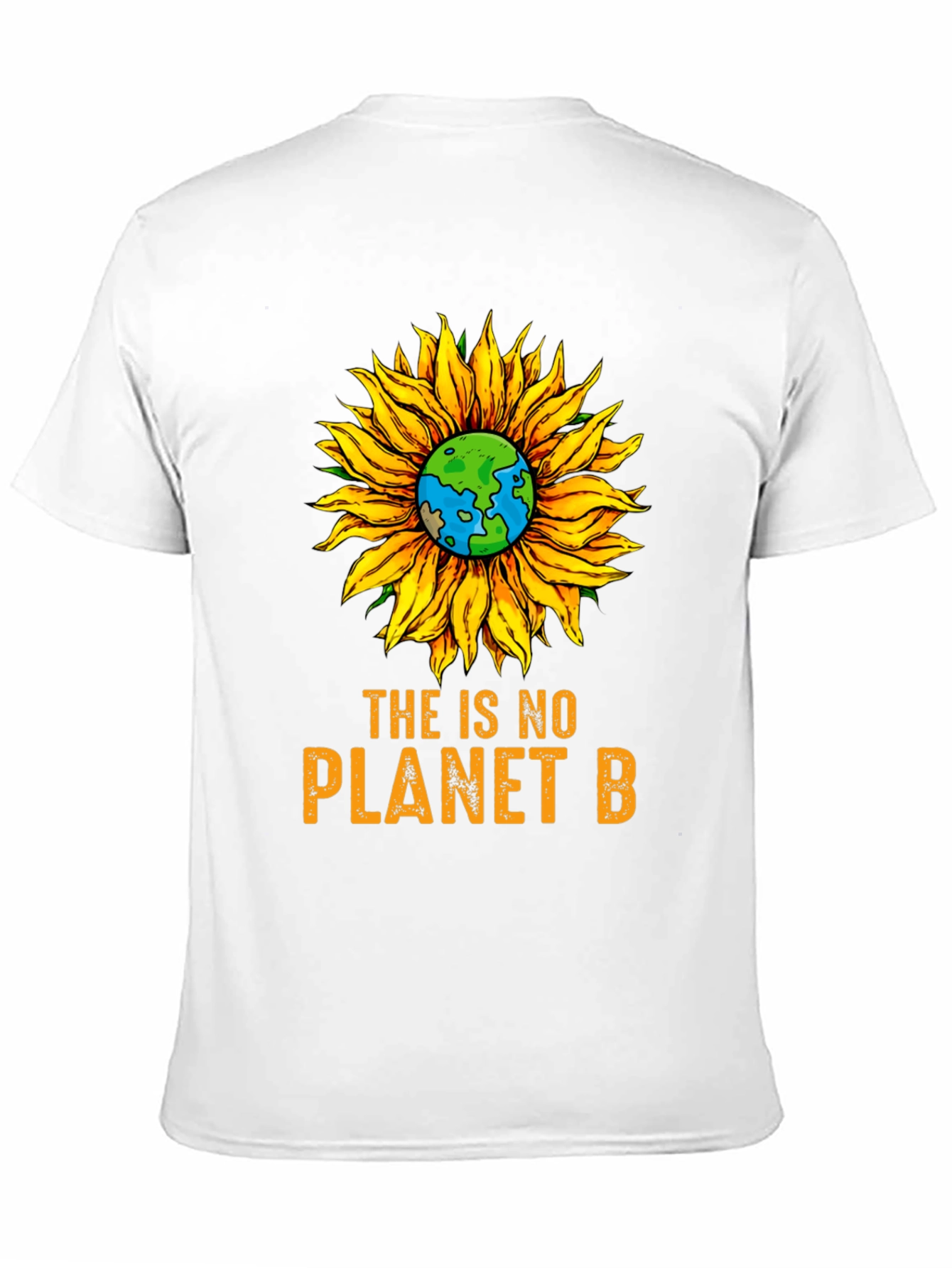 No Planet B Sunflower Graphic Tee - Earth Day