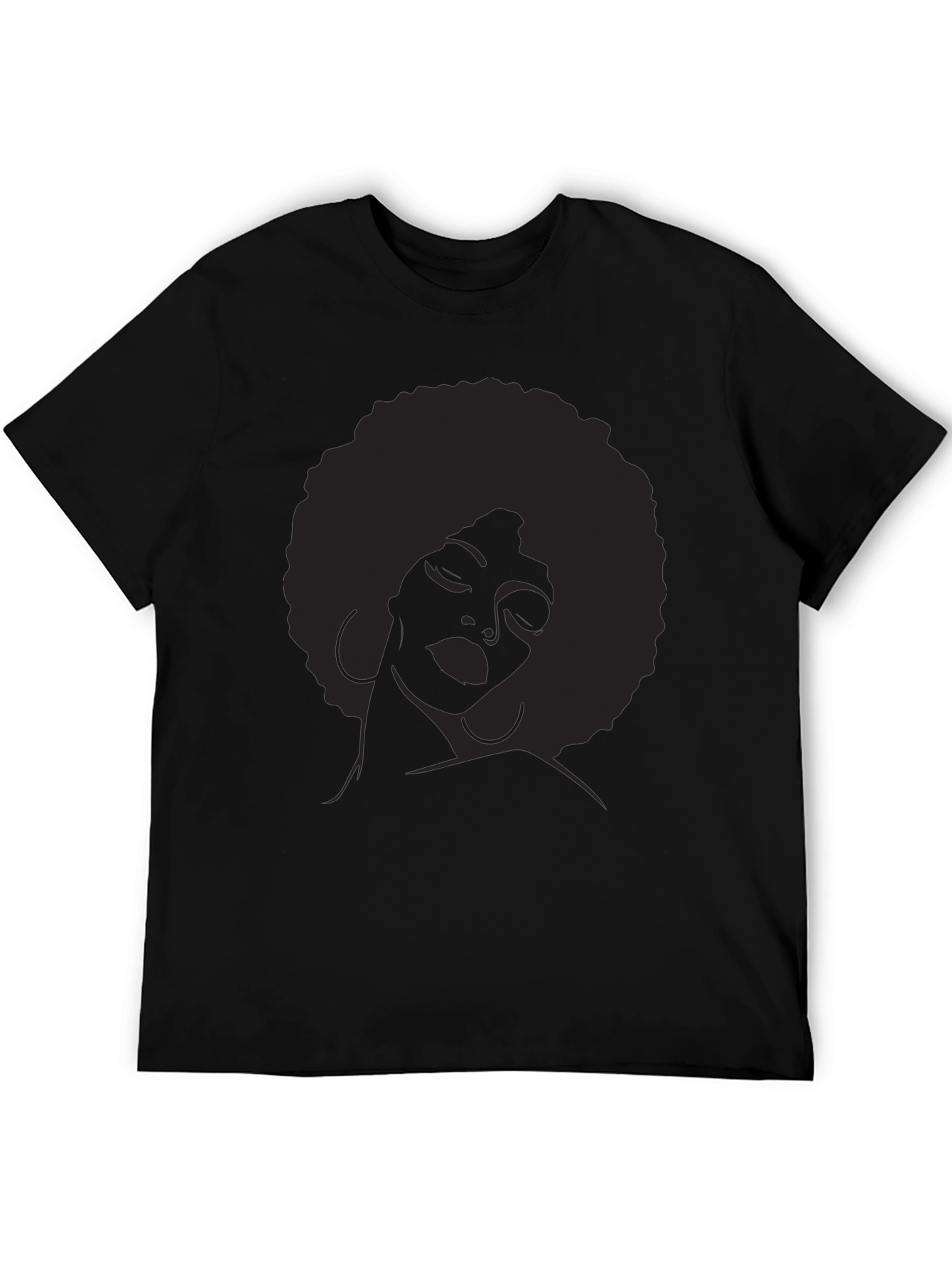Afro Silhouette Graphic Tee