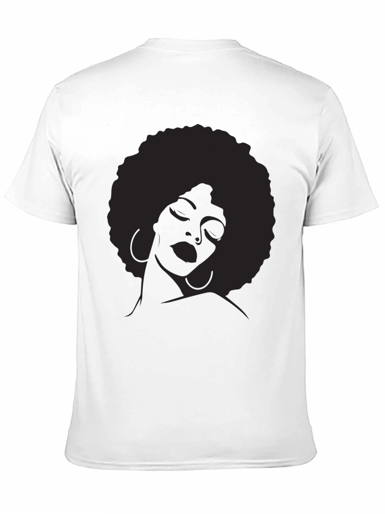 Afro Silhouette Graphic Tee