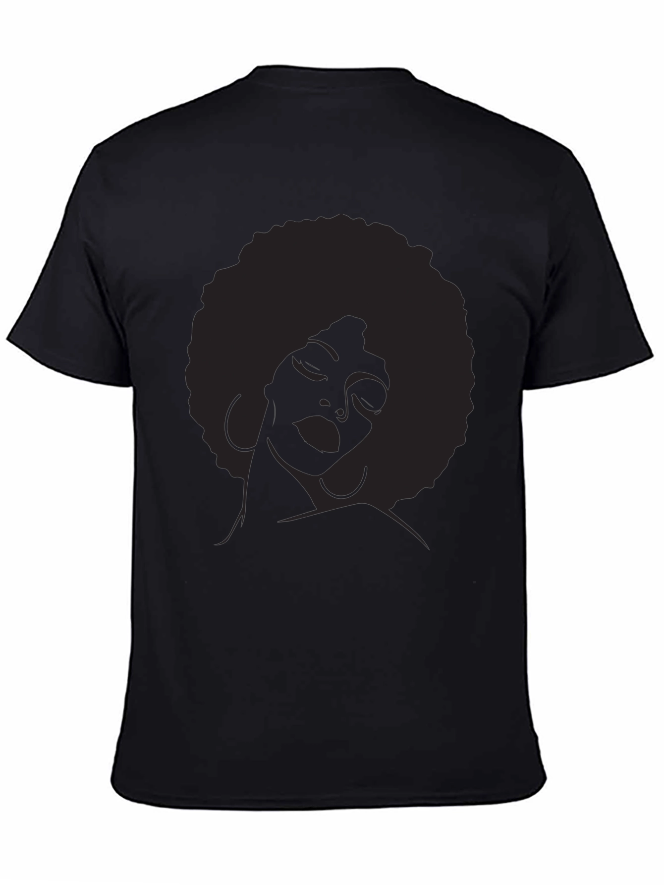 Afro Silhouette Graphic Tee
