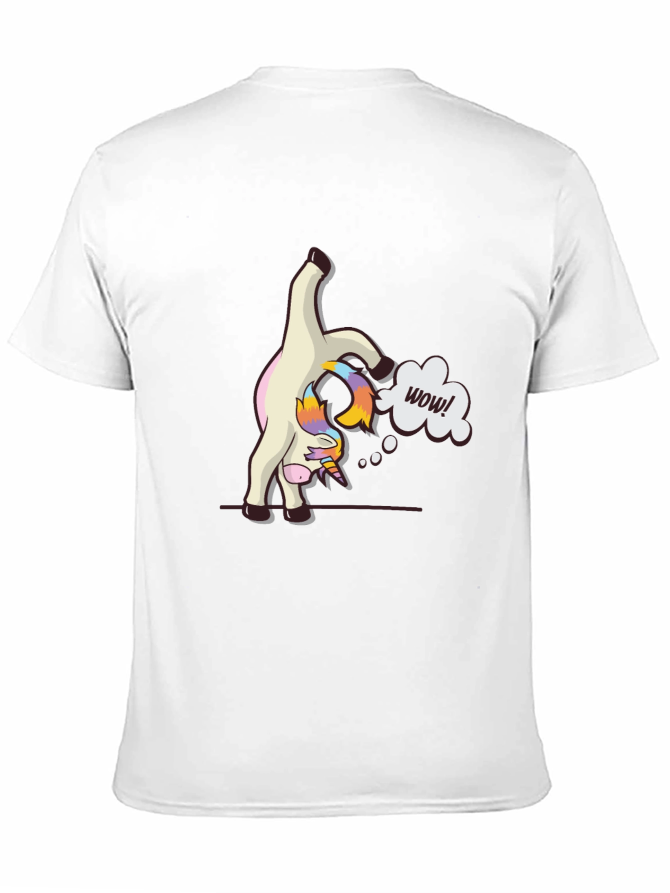 Unicorn Wow! Black Graphic Tee