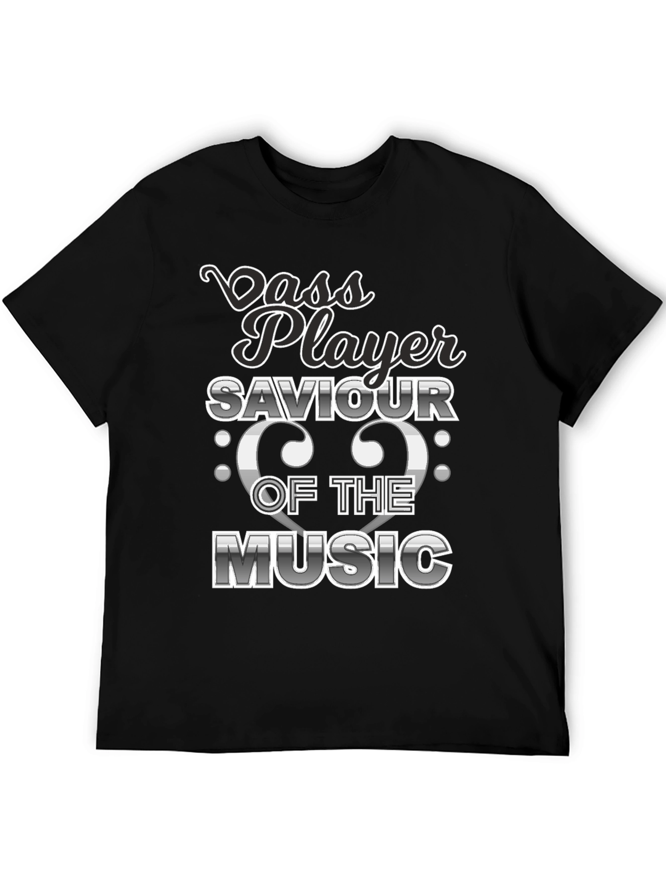 Bass Player Saviour of the Music Graphic T-Shirt