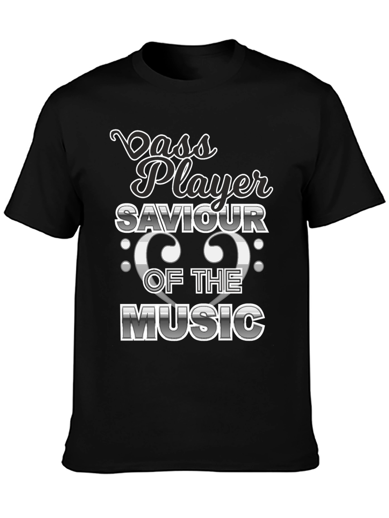 Bass Player Saviour of the Music Graphic T-Shirt
