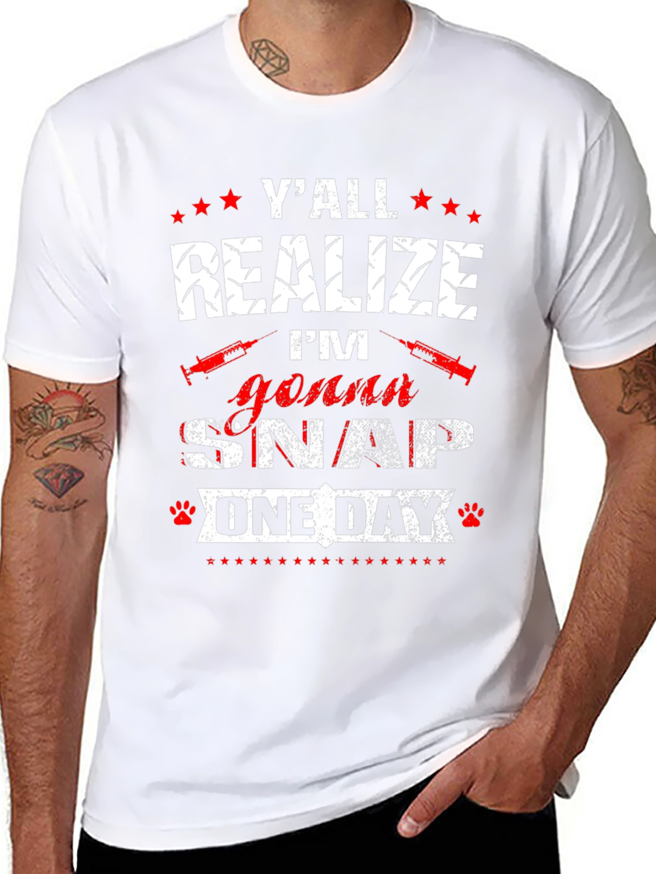 Yall Realize Im Gonna Snap One Day T-Shirt