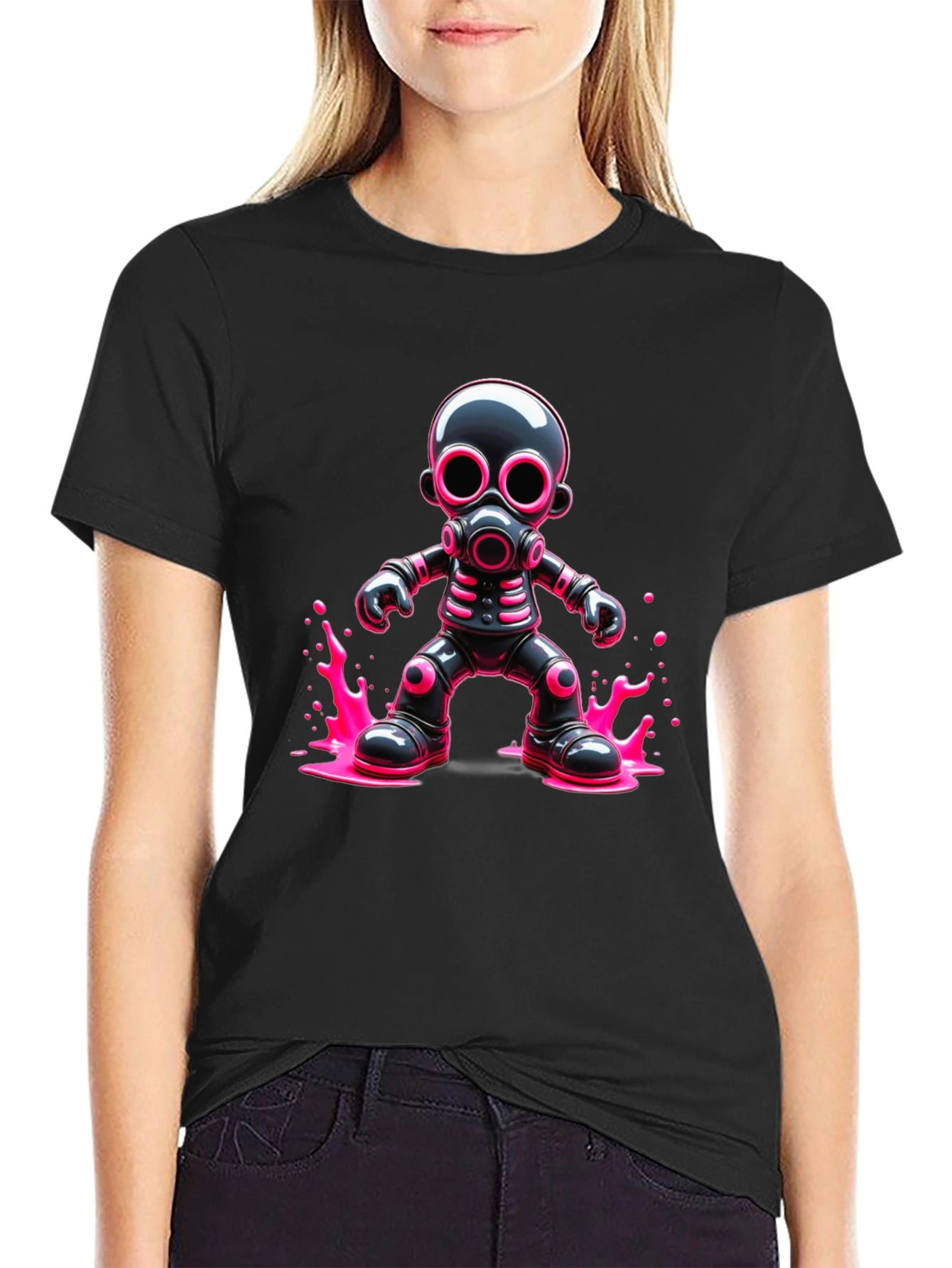 Cyberpunk Gas Mask T-Shirt - Bold Graphic Tee