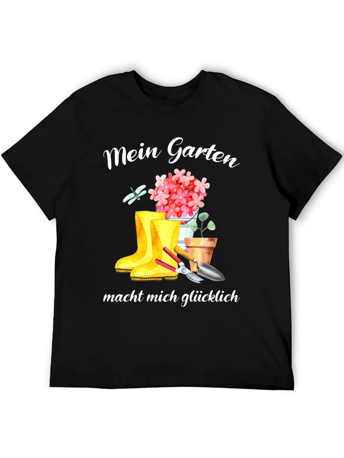 Mein Garten Makes Me Happy T-Shirt