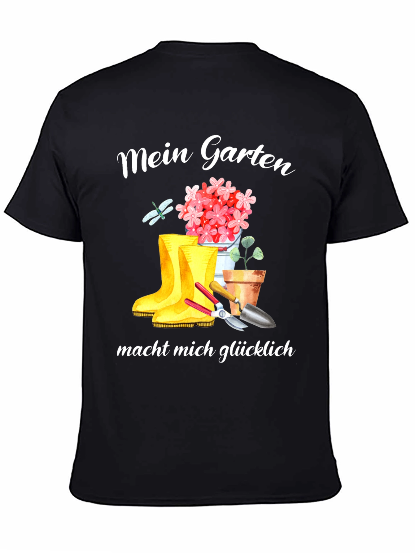Mein Garten Makes Me Happy T-Shirt